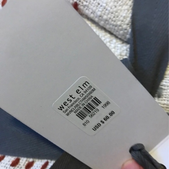 West Elm woven colorblock throw blanket - Picture 4 of 8